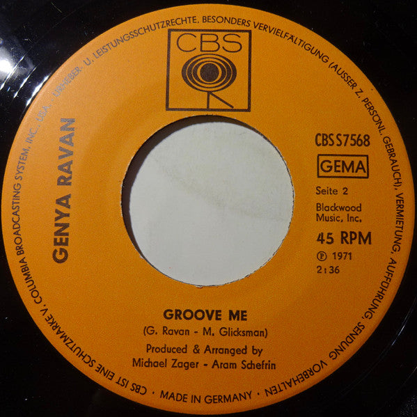 Genya Ravan : Mammy Blue (7", Single, Promo)
