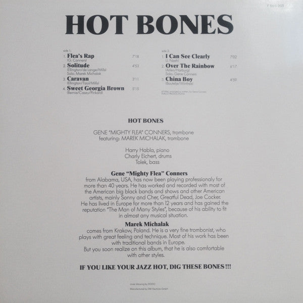 Gene "Mighty Flea" Conners : Hot Bones (LP, Album)