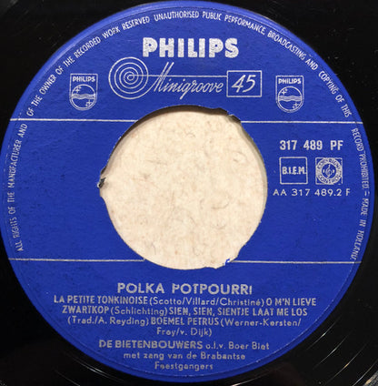 De Bietenbouwers : De Bossche Carnavalspotpourri (7", Single)