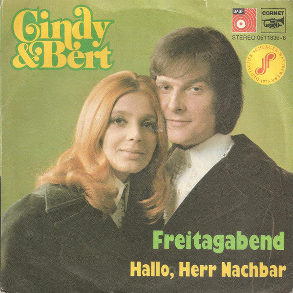 Cindy & Bert : Freitagabend  (7", Single)