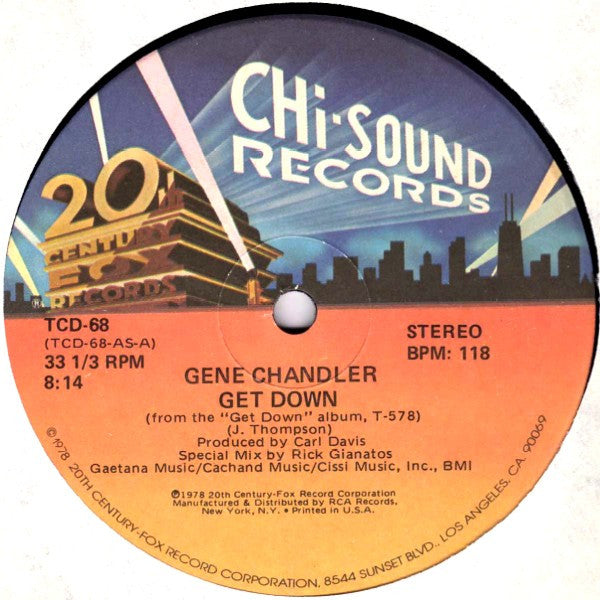 Gene Chandler : Get Down (12")