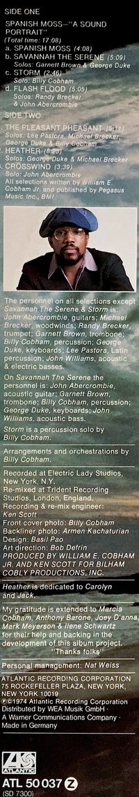 Billy Cobham : Crosswinds (LP, Album, RP)
