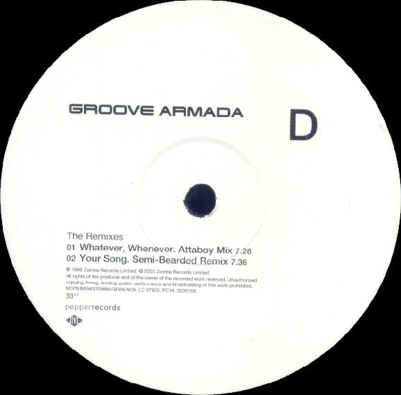 Groove Armada : The Remixes (2xLP, Album)