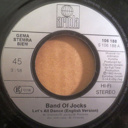 Band Of Jocks : Let's All Dance (7", Single)
