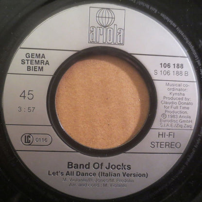 Band Of Jocks : Let's All Dance (7", Single)