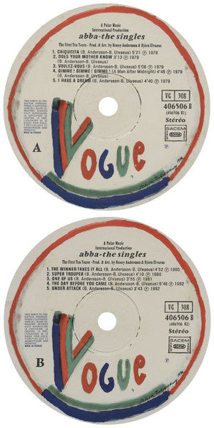 ABBA : The Singles - The First Ten Years (2xLP, Comp)