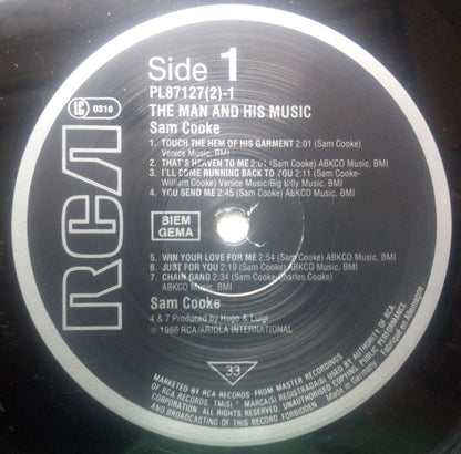 Sam Cooke : The Man And His Music (2xLP, Comp, RM, Gat)