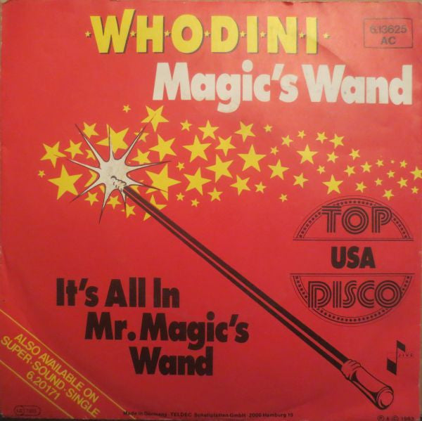 Whodini : Magic's Wand (7", Single)