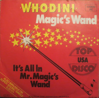 Whodini : Magic's Wand (7", Single)