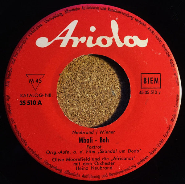 Olive Moorefield : Tequila / Mbali - Boh (7", Single)