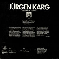 Jürgen Karg : Elektronische Mythen (LP, Album)