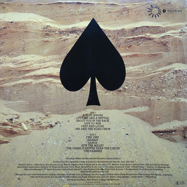 Motörhead : Ace Of Spades (LP, Album)