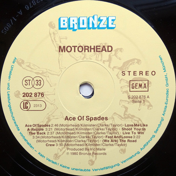 Motörhead : Ace Of Spades (LP, Album)