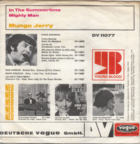 Mungo Jerry : In The Summertime / Mighty Man (7", Single)