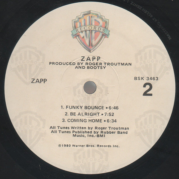 Zapp : Zapp (LP, Album, Spe)