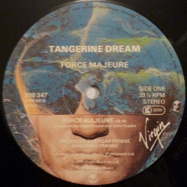 Tangerine Dream : Force Majeure (LP, Album, Tex)