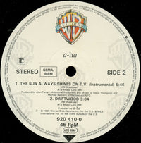 a-ha : The Sun Always Shines On T.V. (12", Maxi)