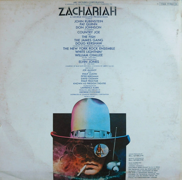Various : Zachariah (Music From The Original Motion Picture Soundtrack) (LP)