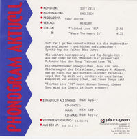 Soft Cell, Marc Almond : Tainted Love '91 (7", Single)