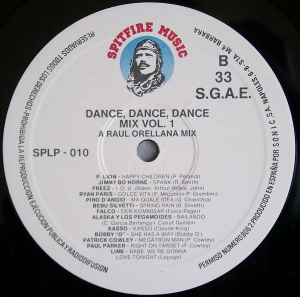 Raul Orellana* : Dance, Dance, Dance Mix Vol. 1 (LP, Comp, Mixed)