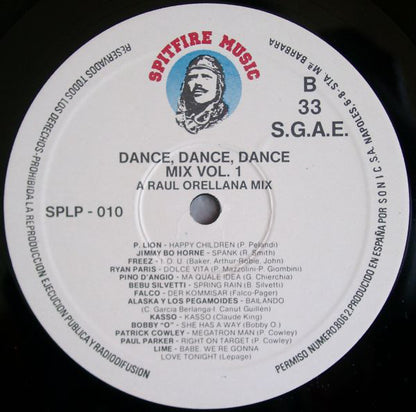 Raul Orellana* : Dance, Dance, Dance Mix Vol. 1 (LP, Comp, Mixed)
