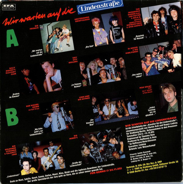 Various : Wir Warten Auf Die Lindenstraße (LP, Comp, Gat)