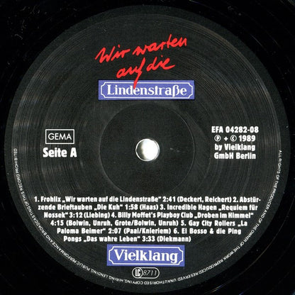Various : Wir Warten Auf Die Lindenstraße (LP, Comp, Gat)