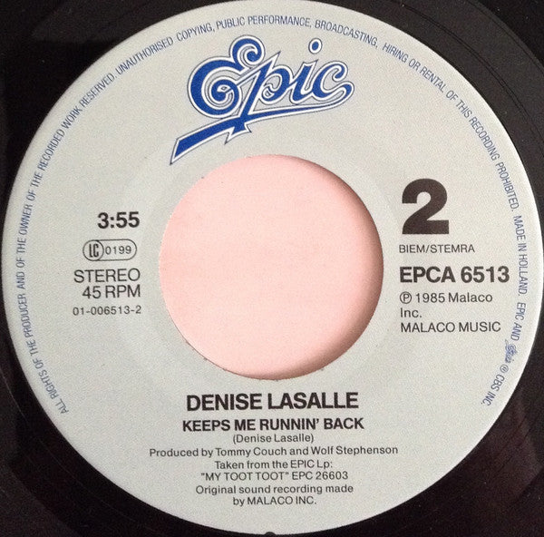 Denise Lasalle : Come To Bed (7", Single)