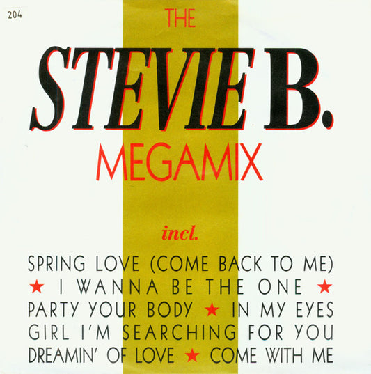Stevie B : The Stevie B. Megamix (7")