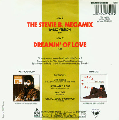 Stevie B : The Stevie B. Megamix (7")