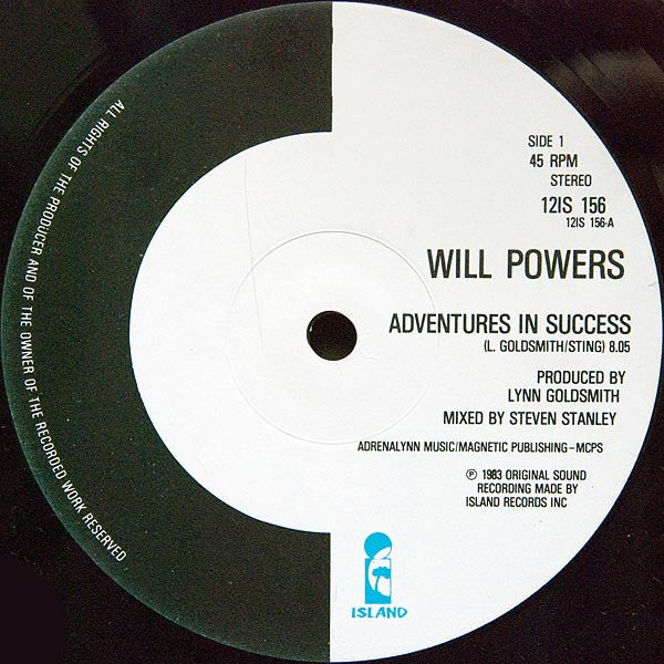 Will Powers : Adventures In Success (12")