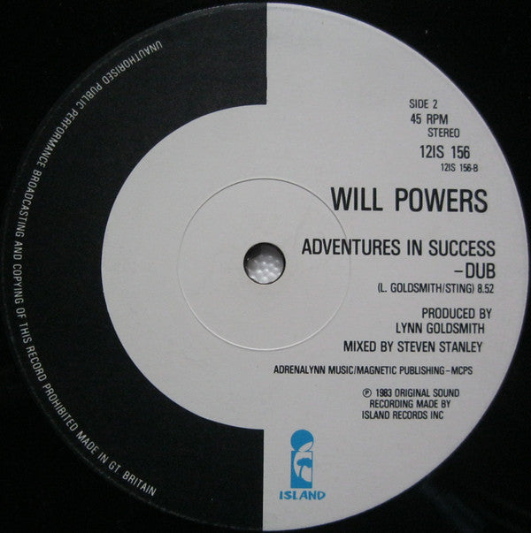 Will Powers : Adventures In Success (12")