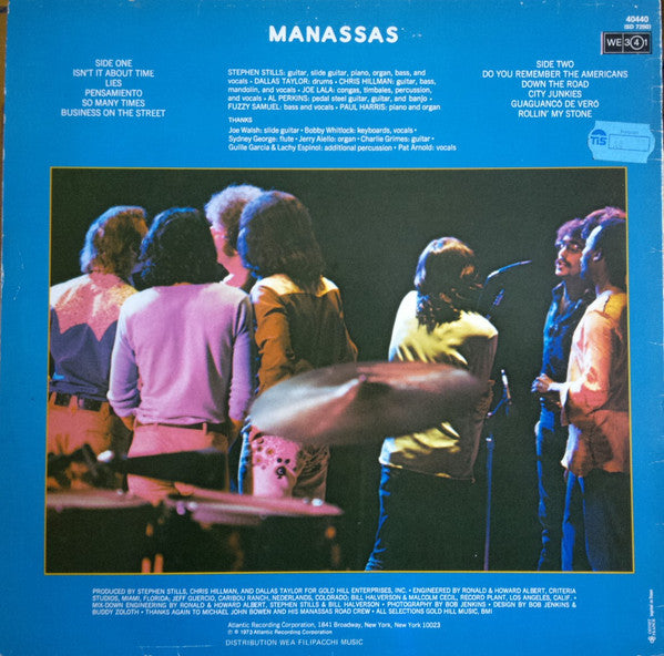 Stephen Stills, Manassas : Down The Road (LP, Album, RE)