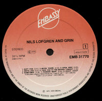 Nils Lofgren & Grin* : Nils Lofgren And Grin (LP, Album, Comp)