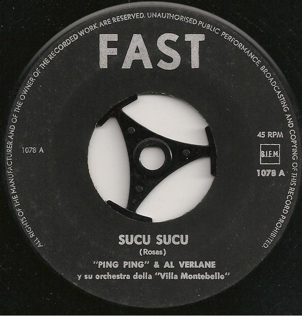 Ping Ping (2) / Al Verlane's Montebello Orchestra : Sucu Sucu / Maria Della Montana (7", Single)
