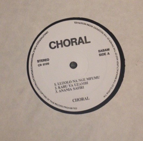 Chorale Minzoto Ya Zaïre* : L'Église Qui Est Au Zaïre / Kerk - Beleven In Zaïre (LP)