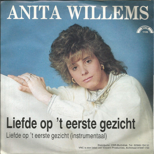 Anita Willems : Liefde Op 't Eerste Gezicht (7", Single)