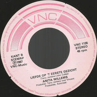 Anita Willems : Liefde Op 't Eerste Gezicht (7", Single)