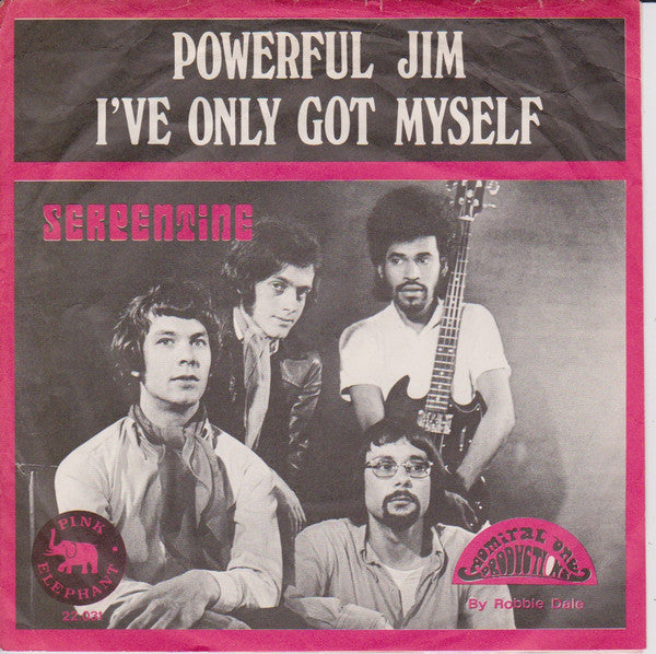 Serpentine (2) : Powerful Jim (7", Single, Mono)