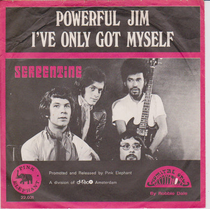 Serpentine (2) : Powerful Jim (7", Single, Mono)