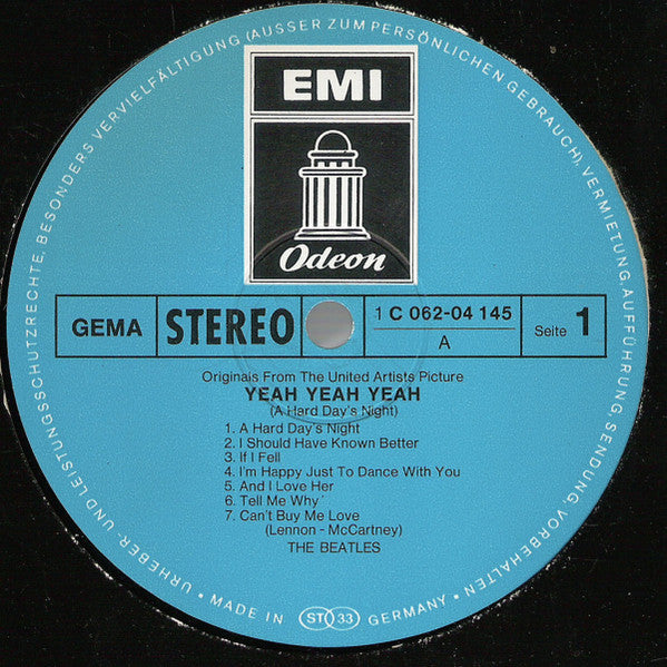 The Beatles : A Hard Day's Night (LP, Album, RE)