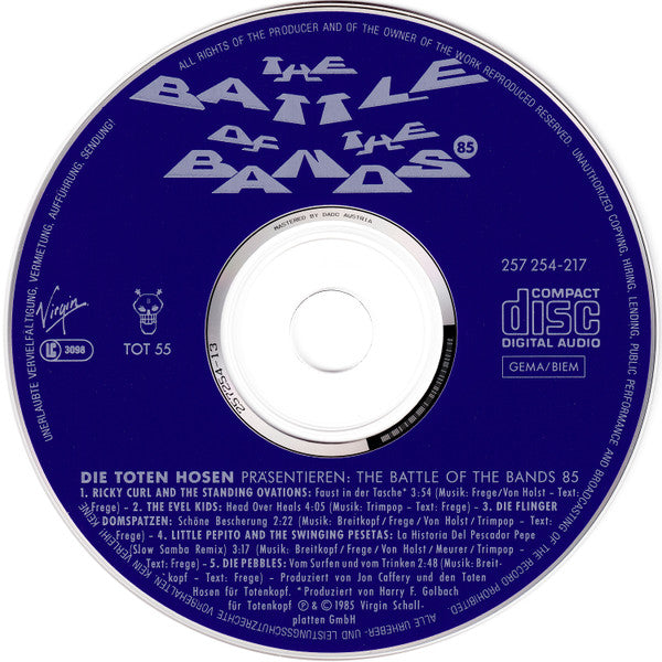 Die Toten Hosen : The Battle Of The Bands 85 (CD, EP)
