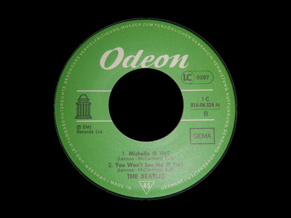 The Beatles : Die Grössten Vier Vol.1 (7", EP)