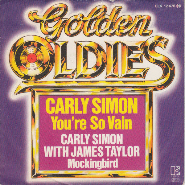Carly Simon : You're  So Vain (7", Single)