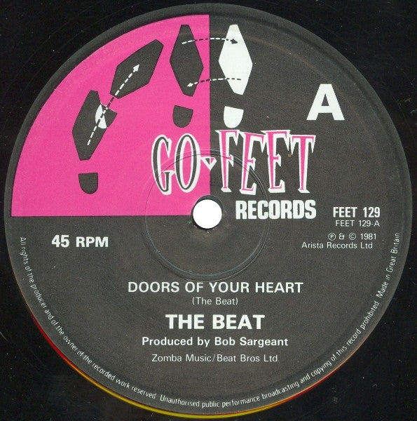The Beat (2) : Doors Of Your Heart (12", Single)