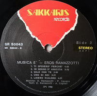 Eros Ramazzotti : Musica È (LP, Album)