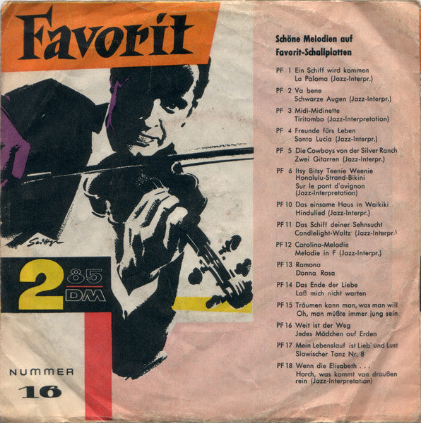 Chris Mondi / Tom Ricco : Weit Ist Der Weg / Jedes Mädchen Auf Erden (7", Single)