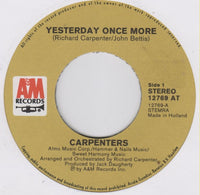 Carpenters : Yesterday Once More / Road Ode (7", Single)