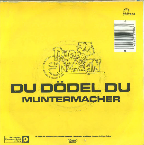 Duo Enzian : Du Dödel Du (7", Single)