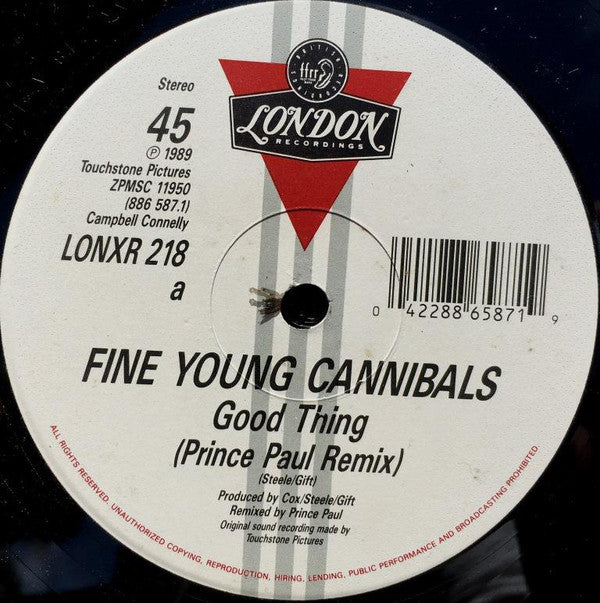 Fine Young Cannibals : Good Thing (Remix) (12", Single)